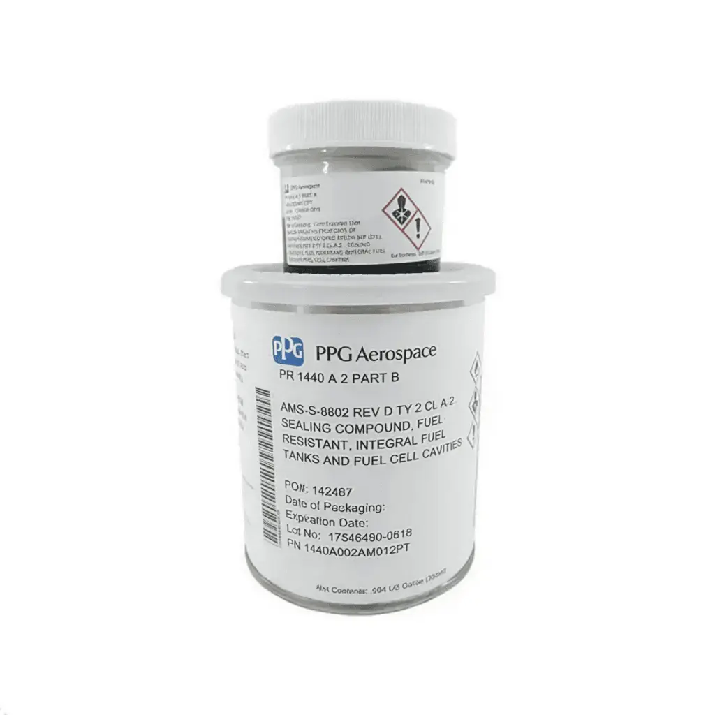 PPG AEROSPACE PR1440 A-2 GRAY AMS-S-8802D TYPE 2 CLASS A-2 SPEC FUEL TANK SEALANT - PINT KIT