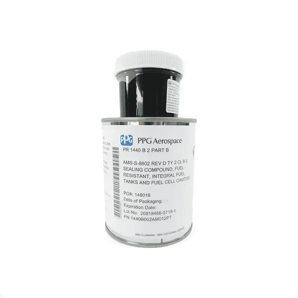 PPG AEROSPACE PR1440 B2 GRAY AMS-S-8802D TYPE 2, CLASS B2 SPEC FUEL TANK SEALANT - PINT KIT PR1440 B2 PT