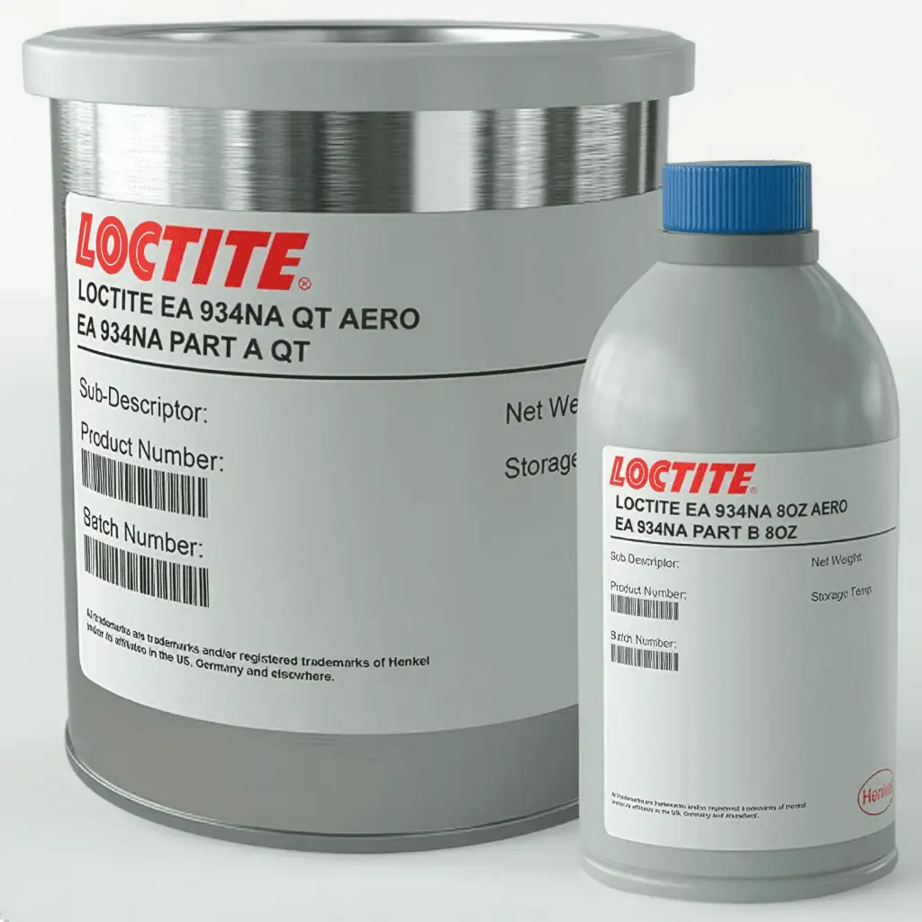 LOCTITE EA 934NA AERO ADHESIVE GRAY QUART KIT AS9174016