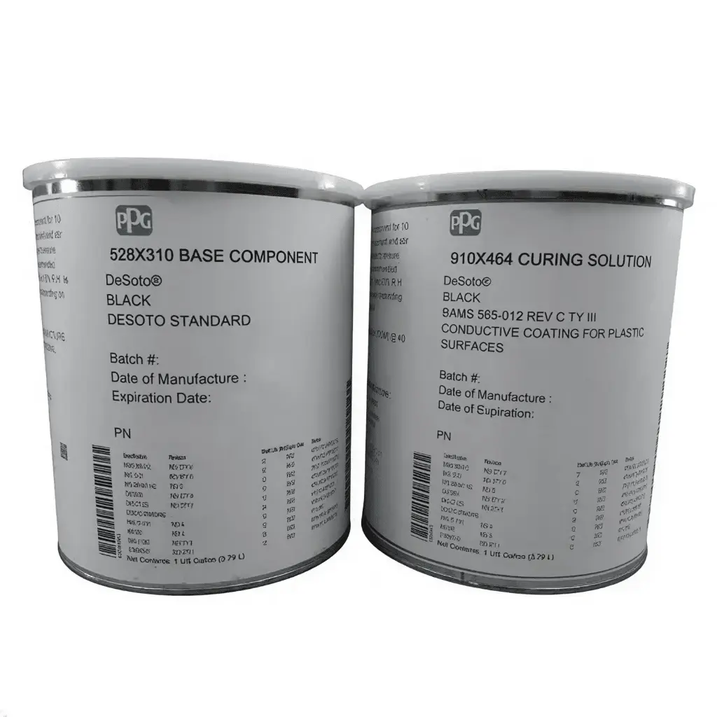 DESOTO 528X310QTKT CONDUCTIVE COATING, 175 TO 312 DEG F, BLACK, 10 QT, 9.1 LB/GAL, LIQUID, 1.09