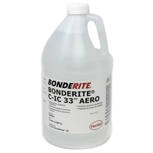 HENKEL BONDERITE C-IC 33 AERO CLEANER/DEOXIDIZER 594015 CLEAR, 1 GAL JUG