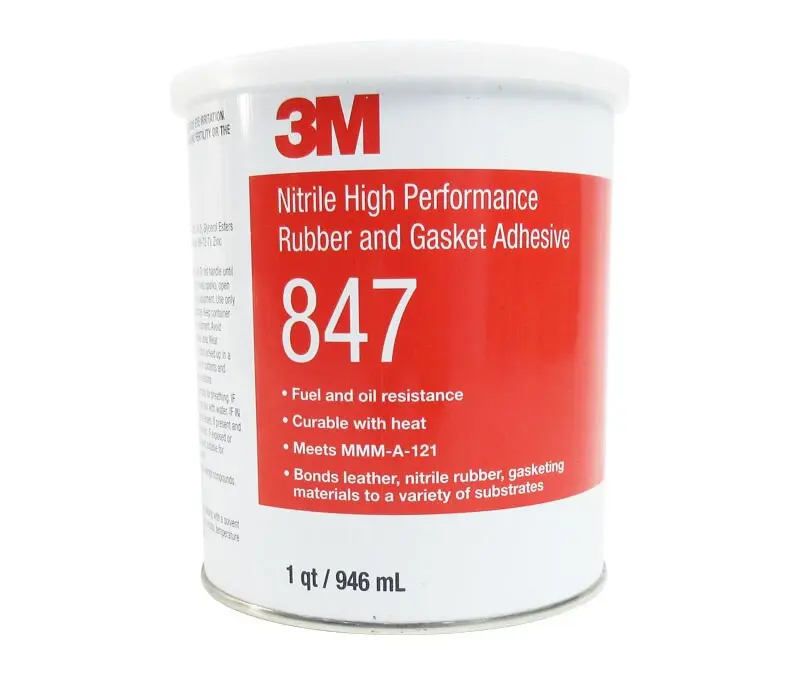 3M SCOTCH-WELD 847 NITRILE HP GASKET ADHESIVE BROWN QT