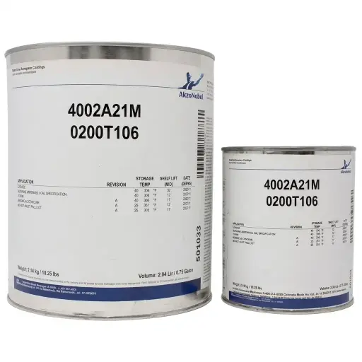 [4002A21M,4002A21-M,4002A21/M,4002A21 M,0200-T106,0200/T106] AkzoNobel 4002A21M High Heat Coating 1.25 GL Kit (Includes 0200T106)