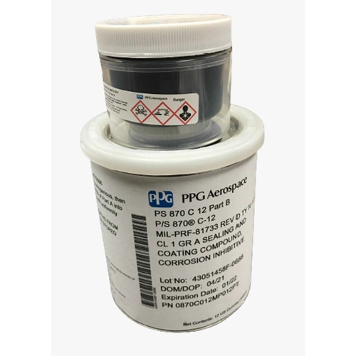 [PS870 C12 PT] PPG Aerospace PRC DeSoto® Fuel Tank Sealing and Coating Compound Corrosion Inhibitive MIL-PREF-81733 A/B Kit PT PS 870C12 PT