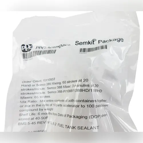 [PR1776M B2 6OZ] PPG Aerospace® PR-1776M B-2 Brown BMS 5-45H Class B-2 Spec Low Weight Fuel Tank Sealant - 6 oz 654-SemKit