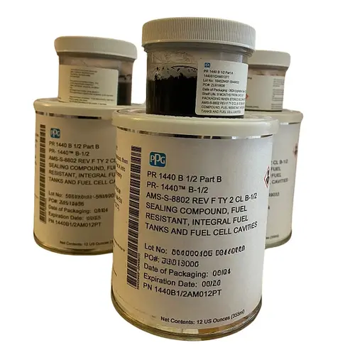 [PR1440 B1/2 PT] PPG Aerospace® PR-1440 B-1/2 Gray AMS-S-8802D Type 2, Class B-1/2 Spec Fuel Tank Sealant - Quart Kit