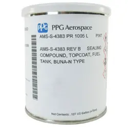 [PR 1005L PINT] PPG Aerospace® PR-1005-L Buna-N Red AMS-S-4383B Spec Aircraft Integral Fuel Tank Slosh Coating - Pint Can 