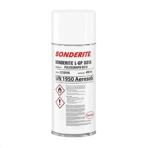 [BONDERITE L-GP D31A,l-gp d31a,l/gpd31a,lgpd31a,Henkel] BONDERITE L-GP D31A GRAPHITE LUBRICANT 400ML AEROSOL