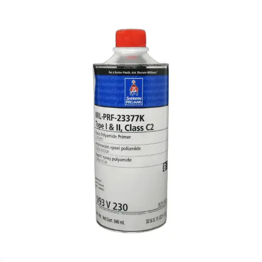 [V93V230] EPOXY POLYAMIDE PRIMER CATALYST, LIQUID, 1.01, 2.53 LB/GAL, 24 KPA, 1 QT SHERWIN-WILLIAMS P/N V93V230QT