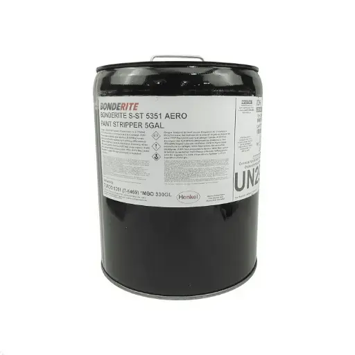[S-ST 5351,S/ST 5351,S-ST5351,S/ST5351,SST5351,Henkel] HENKEL 596971 BONDERITE S-ST 5351 AERO YELLOW VISCOUS EPOXY & POLYURETHANE PAINT STRIPPER  (TURCO 5351) - 5 GAL PAIL