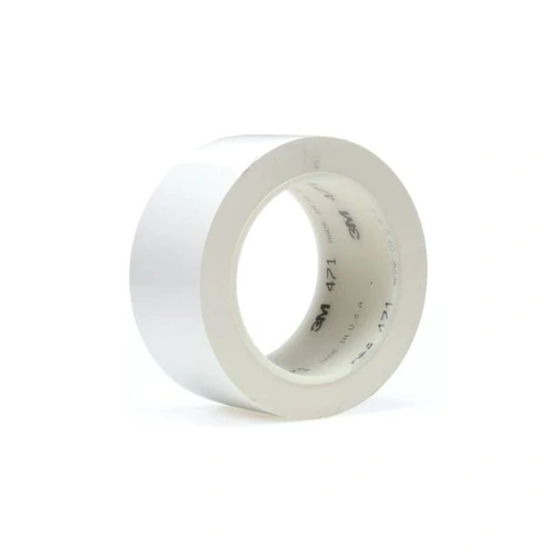 [471-BRANCO-50MM] 3M Vinyl Tape 471, White, 2 in x 36 yd, 5.2 mil, 24 rolls per case