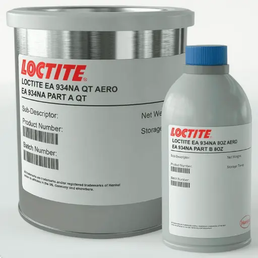 [AS9174016 6P,AS9174016,Henkel, EA 934NA] LOCTITE EA 934NA AERO ADHESIVE GRAY QUART KIT AS9174016
