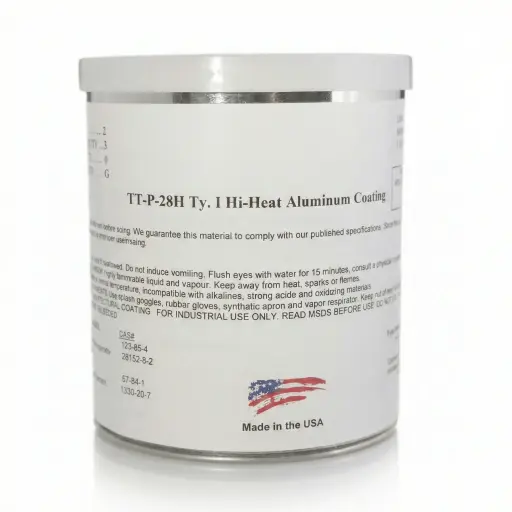 [TT-P-28G-GL,TT-P-28G-GL,TT/P/28G/GL,TTP28GGL,Intrepid,TT-P-28G] TT-P-28H TY. I HI-HEAT ALUMINUM COATING , GALLON CAN, GALLON CAN