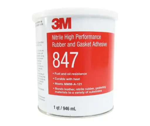 [EC-847,EC/847,EC847] 3M SCOTCH-WELD 847 NITRILE HP GASKET ADHESIVE BROWN QT